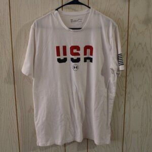Men's Under Armour  USA T-Shirt - Size Large - Pre-Owned